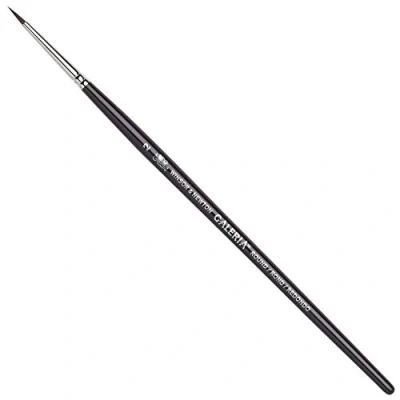 Afbeelding van Winsor &amp; Newton Galeria Acrylverf Penseel ronde vorm korte steel No. 2 kwast 1,8mm