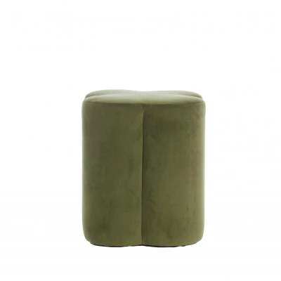 Afbeelding van Light&amp;living Poef 38x38x45 cm NALANI olijf groen