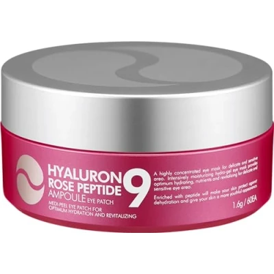Afbeelding van [Medi Peel] Hyaluron Rose Peptide 9 Lamp Eye Patch 60EA K beauty