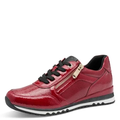 Afbeelding van Marco Tozzi Baskets pour femme 2 23782 41, DK.RED Pat, 36 EU, Dk Red EU