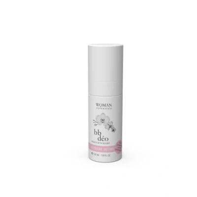 Afbeelding van WOMAN ESSENTIALS BB Deo Nevel met probiotica natuurlijke deodorantspray voor lichaam, intiem, decolleté, 35 ml. 100% Made in France.