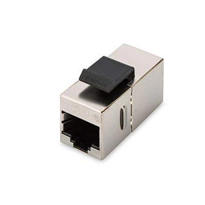 Afbeelding van Digitus RJ45 / koppeling Netwerk Adapter CAT 5e [1x bus, bus 8p8c 1x 8p8c] Nikkel
