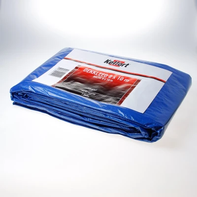 Afbeelding van Kelfort Dekkleed / Afdekzeil pe blauw 8 x 10 meter (130g m2)