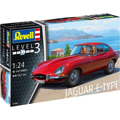 Afbeelding van Revell 07668 Jaguar E Type Coupé Auto (bouwpakket) 1:24