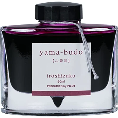 Afbeelding van Pilot Iroshizuku Bottled Vulpen Ink, Yama Budo, Crimson Glory Vine, Purple Red (69217) by