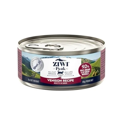 Afbeelding van 12x85g Hert Ziwi Peak Kattenvoer nat