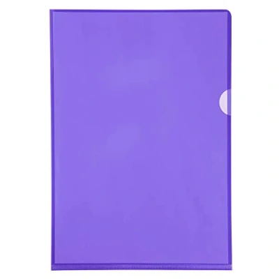 Afbeelding van EXACOMPTA Doos met 100 hoekhoezen van pvc, 13/100, kleur: paars