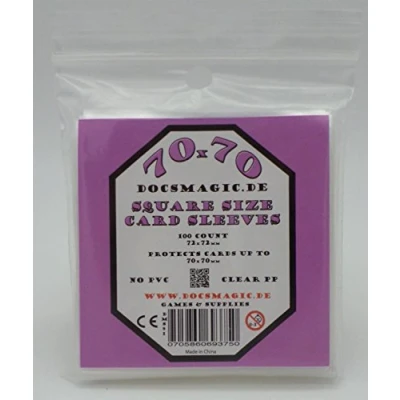 Afbeelding van docsmagic.de 100 Small vierkant gezelschapspel hoezen 70 x 72 cm