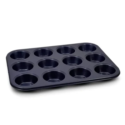 Afbeelding van Zyliss Muffinvorm 12 Stuks Koolstofstaal 35 x 27cm H 2,8cm