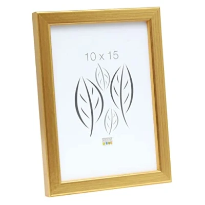 Afbeelding van Deknudt Frames fotolijst Goud Smal S41JA1 Voor foto: 10x15 cm