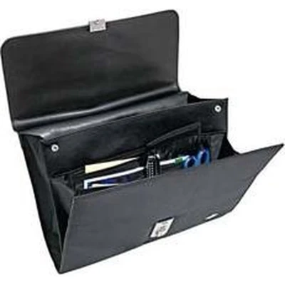 Afbeelding van WEDO Flapover Aktetas ELEGANCE A4 Zwart