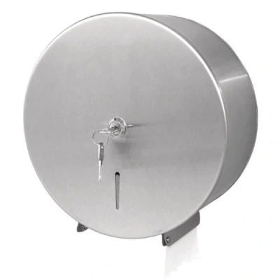 Image de Distributeur Papier Hygiénique Jumbo en Acier inoxydable Jantex 260x125x268mm