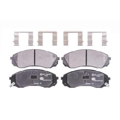 Afbeelding van HELLA 8DB 355 013 541 Remblokkenset Met akoestische slijtagewaarschuwing toebehoren HYUNDAI: H 1 / iLoad Cargo, i800 Travel