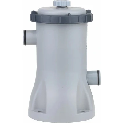 Afbeelding van Bestway Flowclear Cartridge Filterpomp 3.0 m3/u Ø32 mm Aansluiting Grijs met 2 Slangen 3.028 l/u Voor Zwembaden een inhoud tot 17.400 L