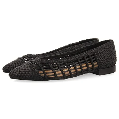 Afbeelding van Gioseppo Sagada Ballerina&#039;s, Dames, Maat: 39, Black Leer