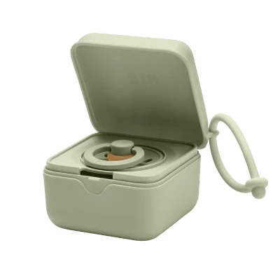 Afbeelding van Bibs Speenhouder Pacifier Box Sage
