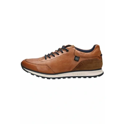 Afbeelding van bugatti Sneakers laag, Heren, Maat: 40, Cognac Leer