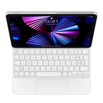 Afbeelding van Apple MJQJ3DK/A toetsenbord voor mobiel apparaat Wit QWERTY Deens