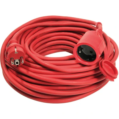 Afbeelding van AS Schwabe 60215 Stroom Verlengkabel 16 A Rood 15.00 m H05RR F 3G 1,5 mm²