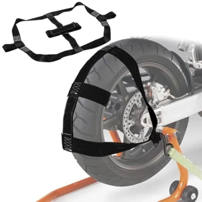 Afbeelding van motorfiets sjorbanden transportveiligheid: autotransport spanbanden 48 mm spanband veiligheid wiel sjorriemen automatische spanriem klemband