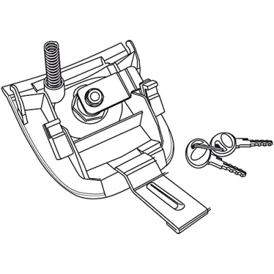 Afbeelding van Shad Sluitmechanisme Sh26+Sh29