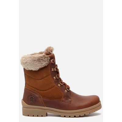 Afbeelding van Panama Jack Veterboots, Dames, Maat: 39, Marrón Leer