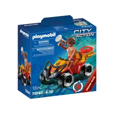 Afbeelding van Playmobil CITY Action Lifeguard QUAD 71040 Miniaturen voor kinderen, Maat: One Size, Multi coloured
