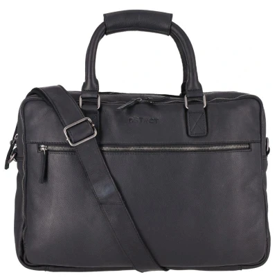 Afbeelding van DSTRCT Preston Park Laptoptas Werktas 17 inch Zwart
