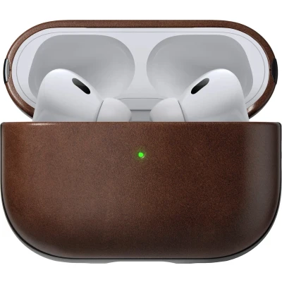 Afbeelding van Nomad Airpods Case pro 2 Horween Leder bruin