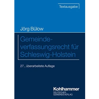 Afbeelding van Gemeindeverfassungsrecht Fur Schleswig Holstein