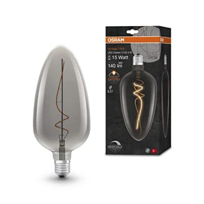 Afbeelding van OSRAM vintage 19 6 LED lamp, smoke tint, 4W, 14 lm