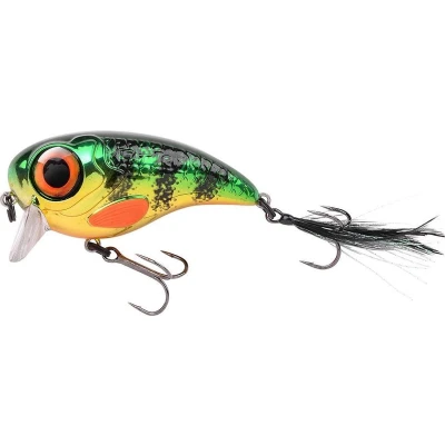 Afbeelding van Spro Fat Iris 8cm 39g Slow Floating (0.5 0.8m) Chrome Perch Plug