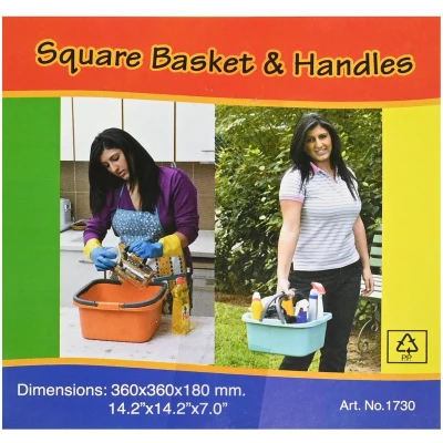 Afbeelding van Benson Teil Afwasbak met Handvatten Vierkant 35 x 18 cm prijs per stuk