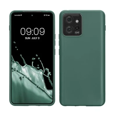 Afbeelding van kwmobile telefoonhoesje geschikt voor Motorola ThinkPhone Hoesje smartphone Back cover in dennengroen