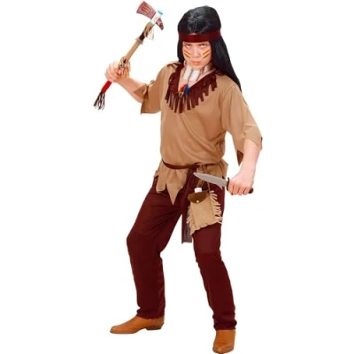 Afbeelding van WIDMANN MILANO Party Fashion Indiano kostuum, kinderen, uniseks, 10203675, meerkleurig (116 cm / 4 5 jaar)