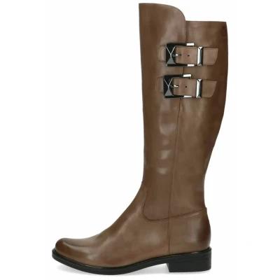 Afbeelding van Caprice Laarzen Taupe nappa, Dames, Maat: 36, nappa Leer