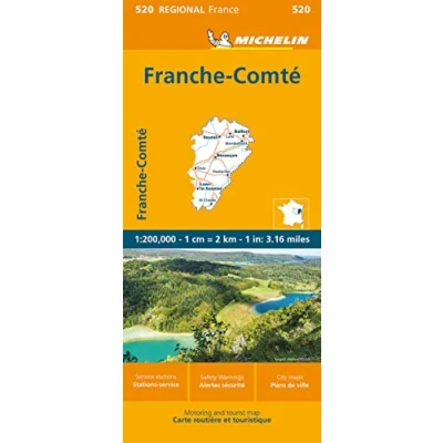 Afbeelding van Franche Comte Michelin Regional Map 520