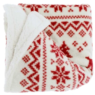 Afbeelding van Unique Living Plaid Mirre Red 130x160cm