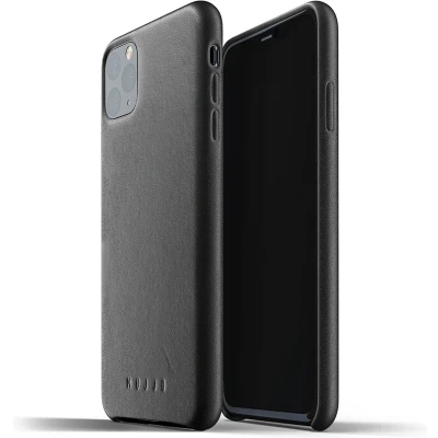 Afbeelding van MUJJO Leather Case iPhone 11 Pro Max zwart CL 003 BK