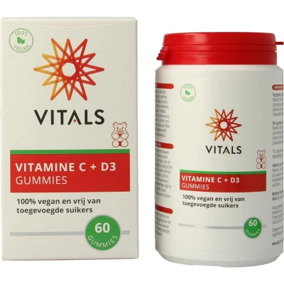 Afbeelding van Vitals Vitamine C + D3 Gummies