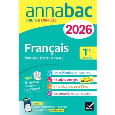 Afbeelding van FRANCAIS 1RE TECHNOLOGIQUE