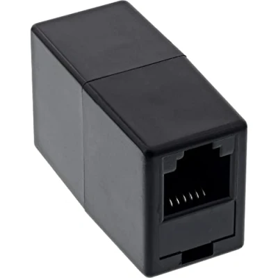 Afbeelding van InLine RJ12 F/F Black Cable Interface/Gender Adapter Adapters (RJ11, RJ12, Zwart)