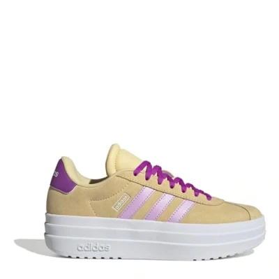 Image de adidas Mixte enfant VL COURT BOLD SHOES JUNIOR, orange tint/bliss lilac/flash pink, 38 2/3 EU
