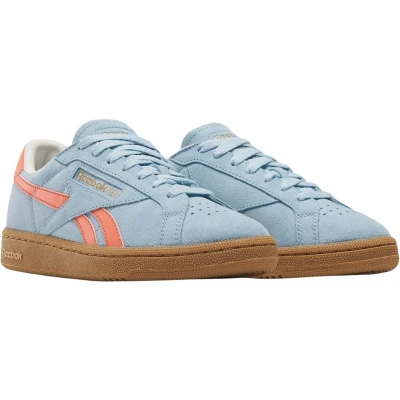 Afbeelding van Reebok Classic CLUB C Grounds UK Sneakers laag, Maat: 40.5, Softblue/superchargedcoral Veloursleer