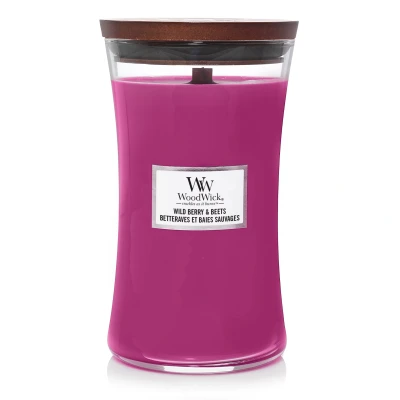 Afbeelding van WoodWick Geurkaars Large Wild Berry &amp; Beets 18 cm / ø 10