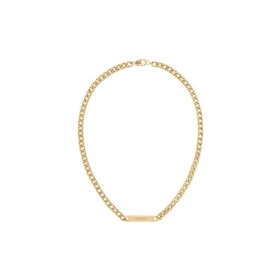 Image de Tommy Hilfiger Bijoux Homme Chaîne Bracelet et Collier en Acier Inoxydable Or Jaune, One Size, inoxydable, Pas de gemme