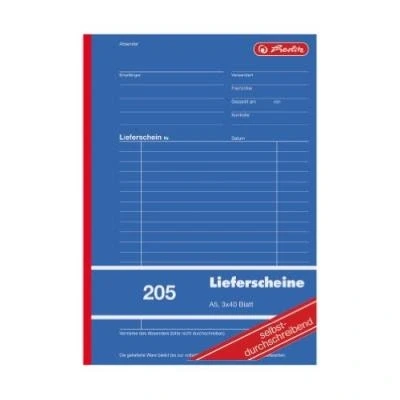 Image de Herlitz formularbuch liefer empfangsschein 205, din a5 883546