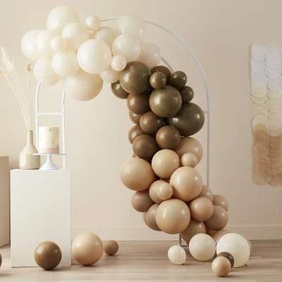 Afbeelding van Bruin nude ballonboog kit per stuk