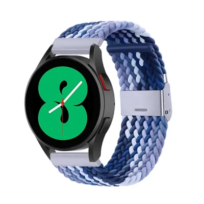Afbeelding van Garmin Venu / Sq Sq2 2 plus Braided nylon bandje Blauw gemêleerd