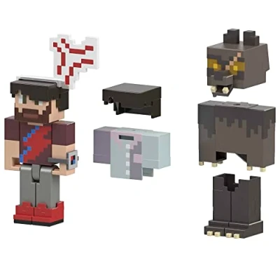Afbeelding van Minecraft CREATOR SERIES EXPANSION PACK Rougarou + Anger Vein, 6 jaar, Meerkleurig, Kunststof